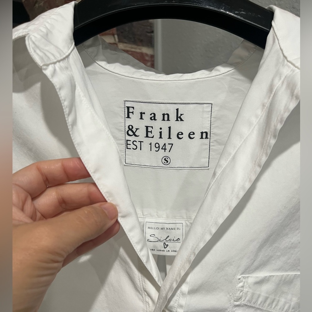 Frank & Eileen SILVIO Untuckable Button-Up Shirt SUPERLUXE in Small